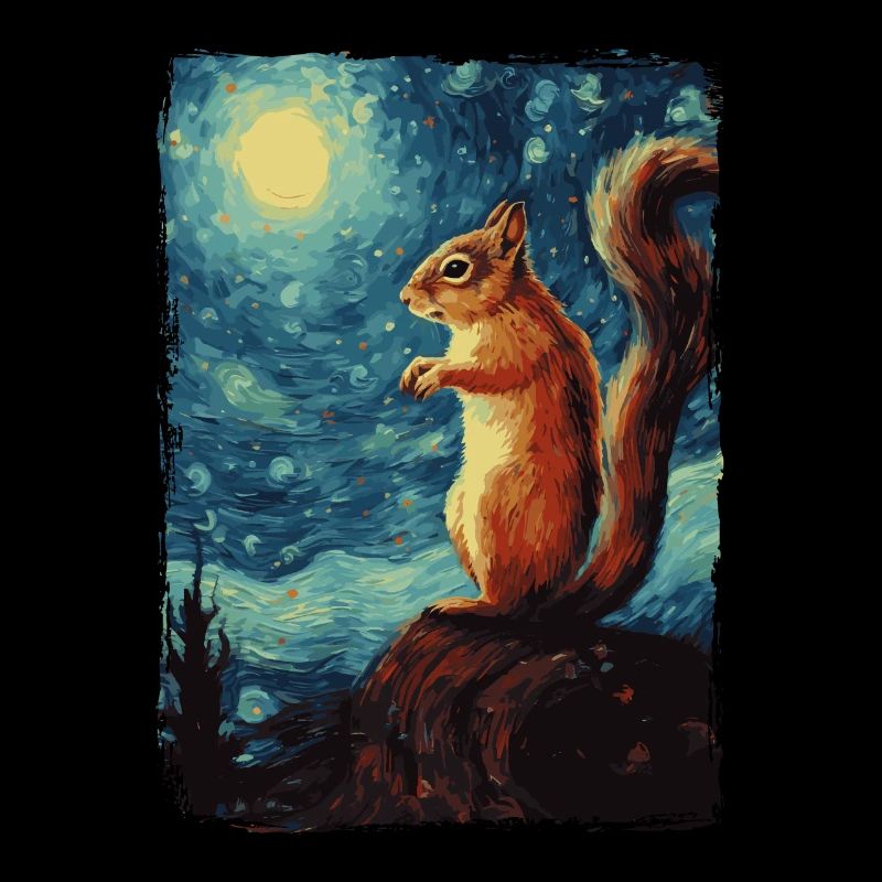 Eichhörnchen Starry Night