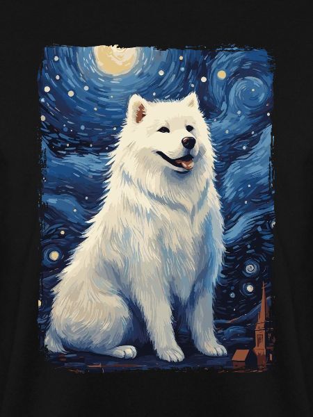 Samoyed Starry Night