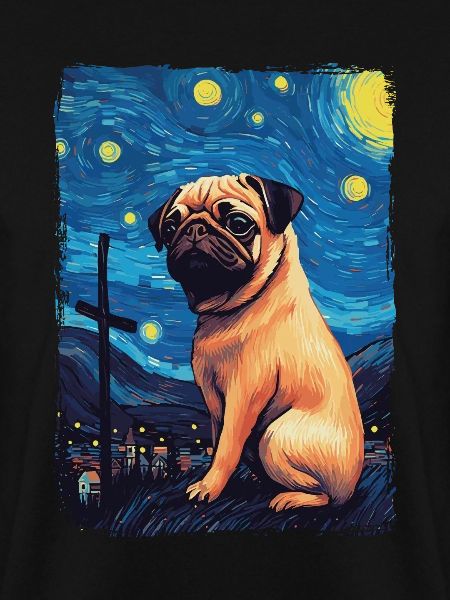 Mops Starry Night