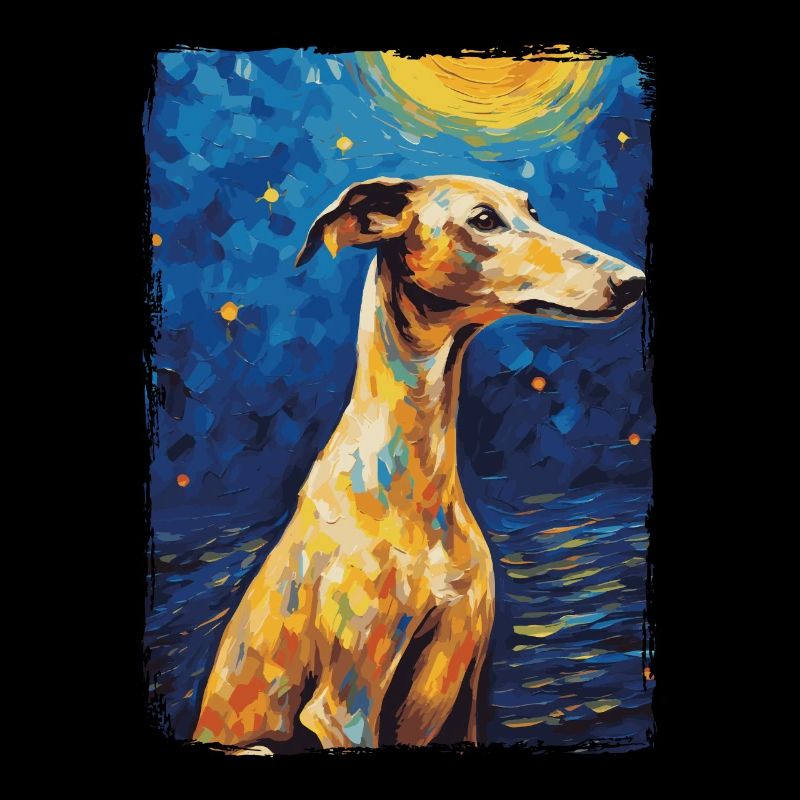 Galgo Espanol Starry Night