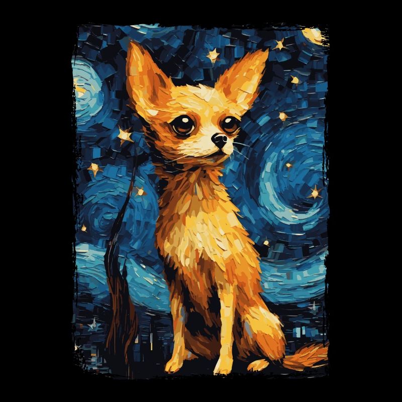Chihuahua Starry Night