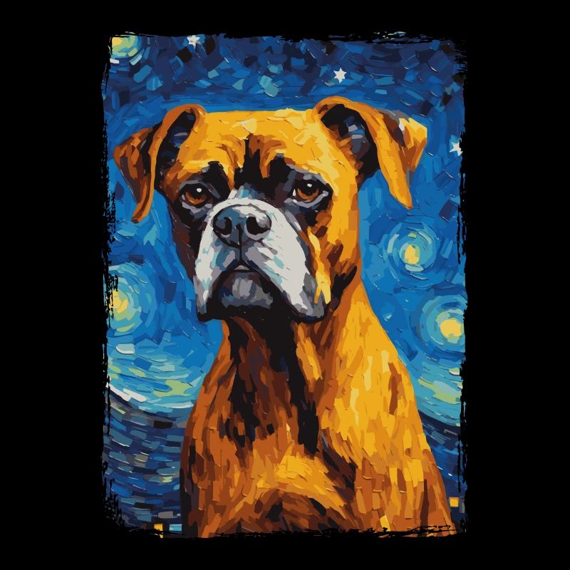 Boxer Starry Night