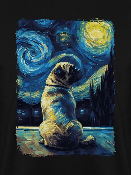 Mops Starry Night