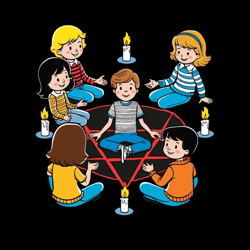 Design rétro Occulte Rituels d’invocation Vintage