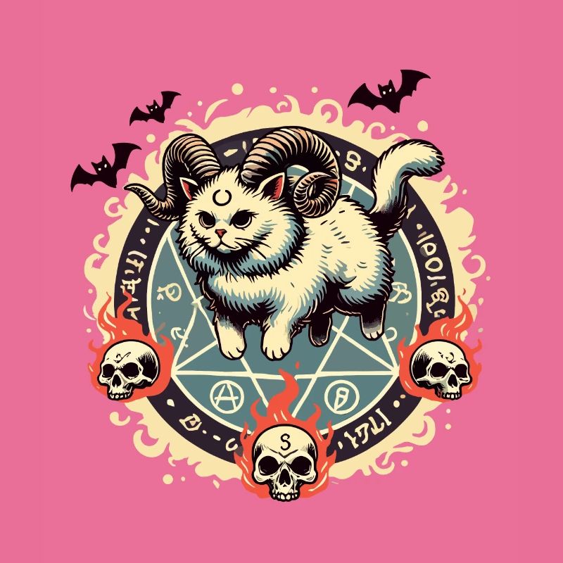 Mignon Lucifer chat drôle chats invocation