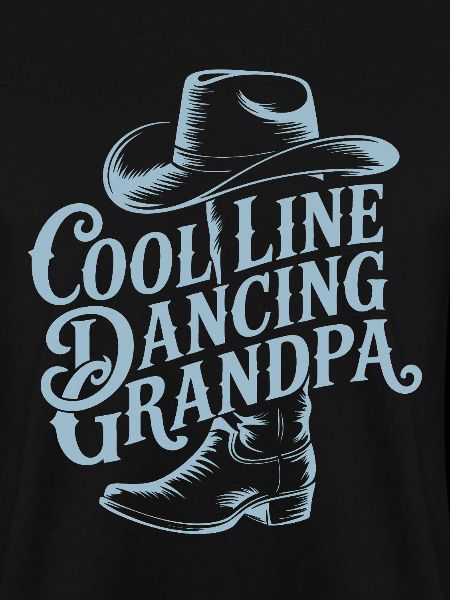Cool Line Dancing Grandpa
