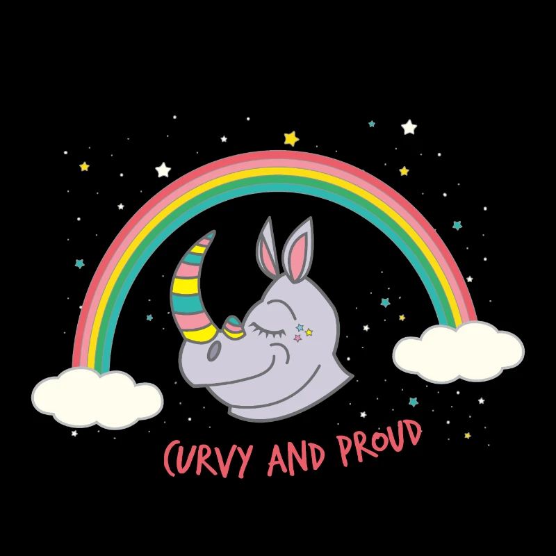 Curvy and Proud Rhino