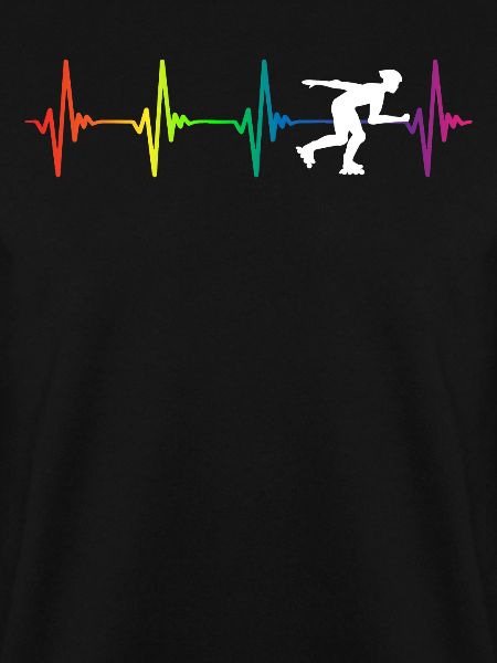 Roller Blade Rainbow Heartbeat