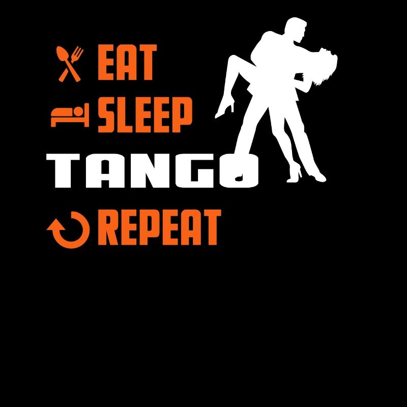 EAT SLEEP TANGO - Chemise de tango