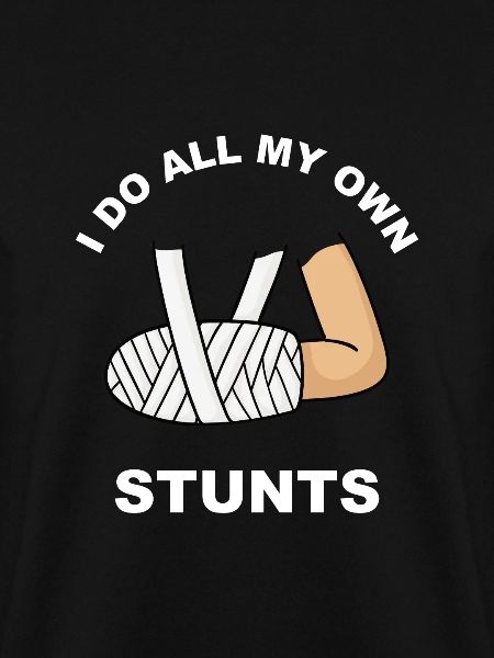 Gipsarm Knochenbruch Stuntman Gips