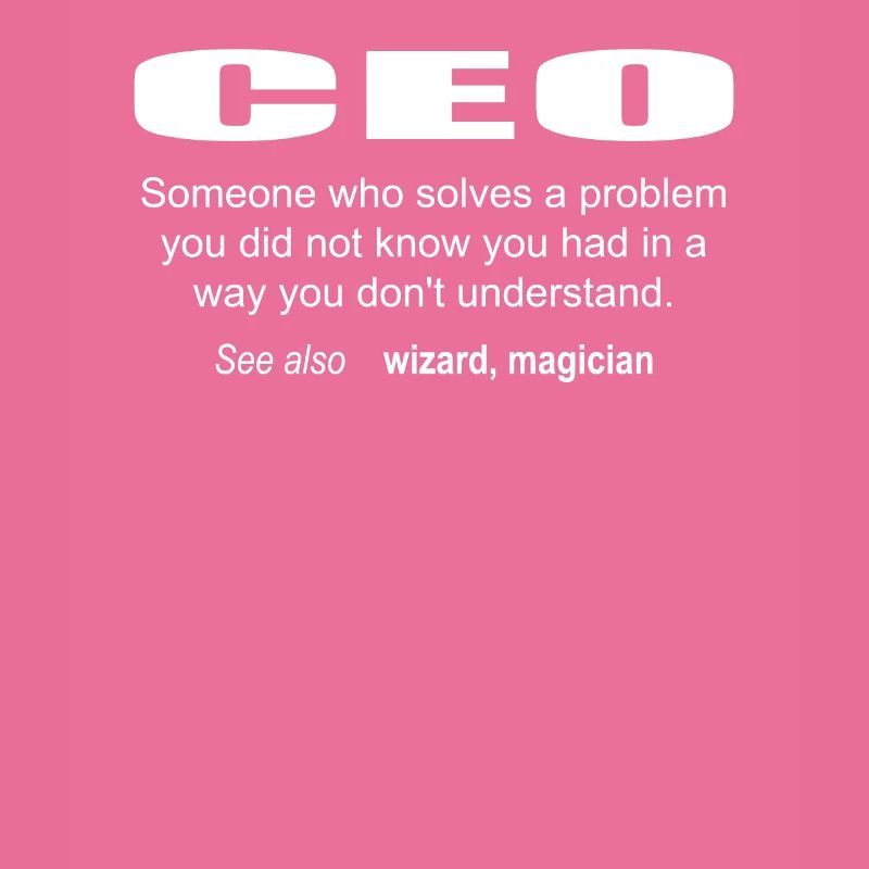 Description du chef de la direction