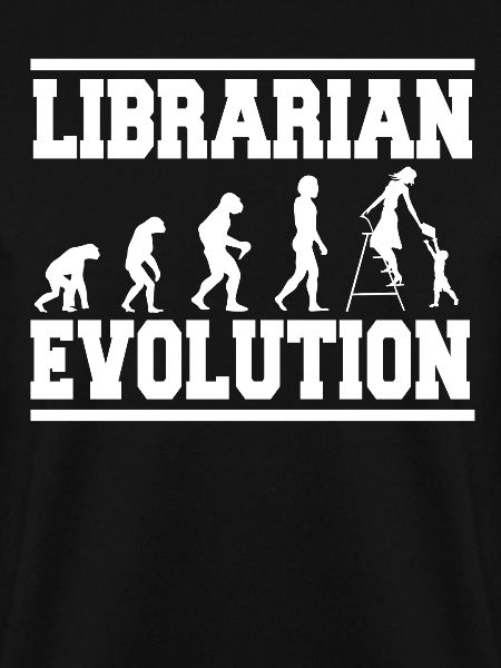 LIBRARIAN EVOLUTION shirt