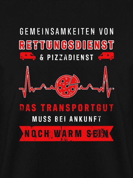 Sani Rettungssanitäter Rettungsdienst Pizza