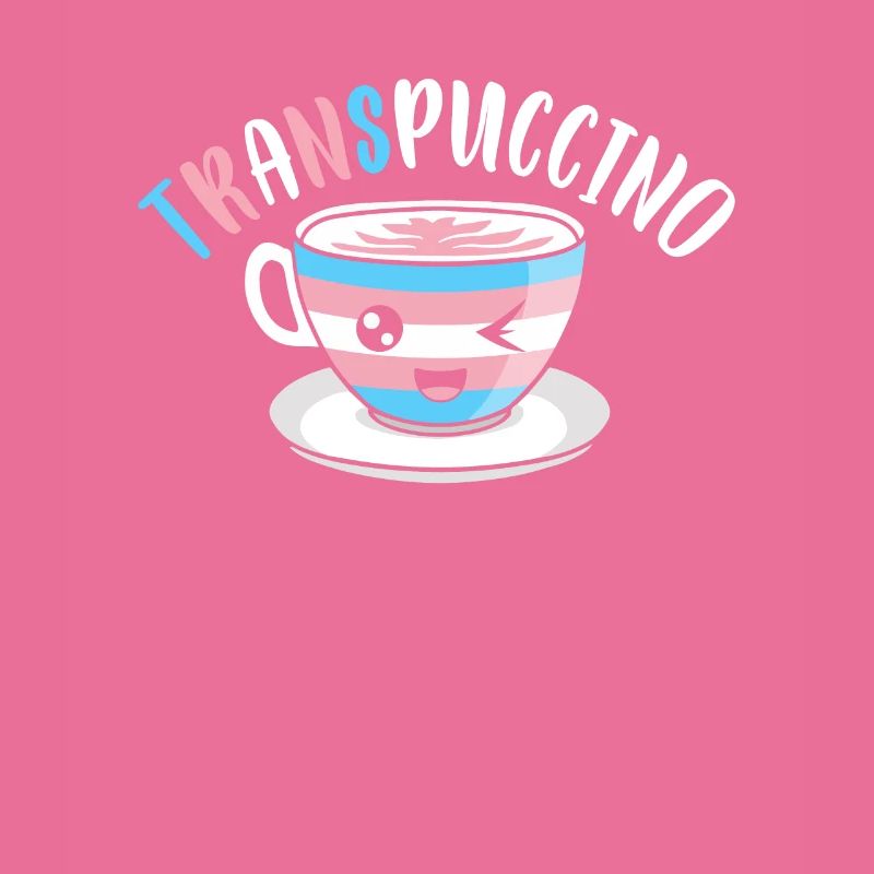 Cappuccino Trans Drapeau Trans Café