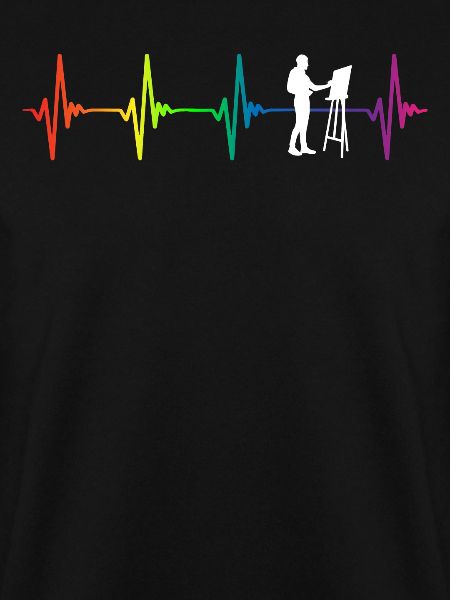 Painting Rainbow Heartbeat