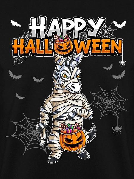 Halloween Zebra Mummy