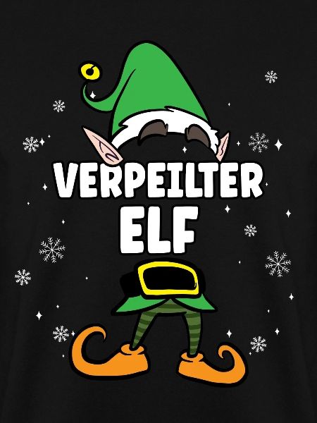 Verpeilter Elf Partnerlook Weihnachten