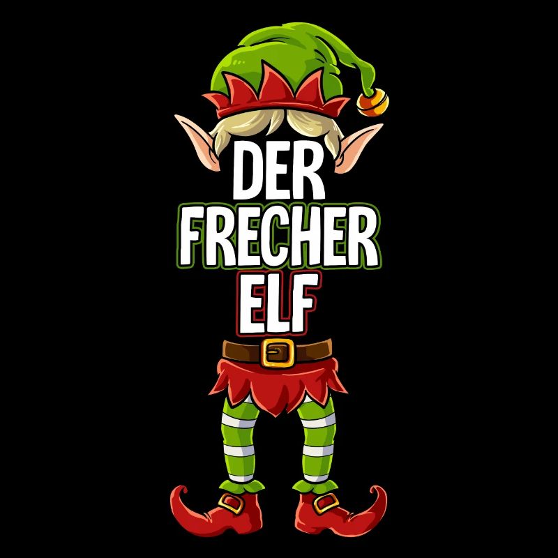 Frecher Elf Partnerlook Weihnachten
