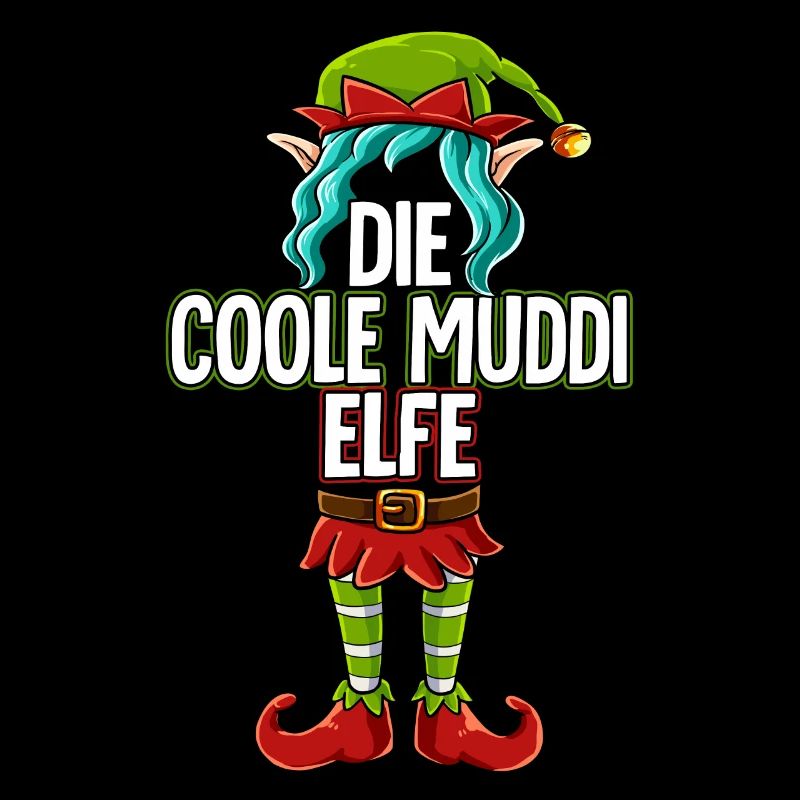 Coole Muddi Elfe Partnerlook Weihnachten