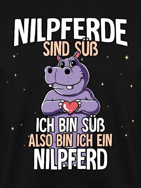 Nilpferde Sind Süß Nilpferd