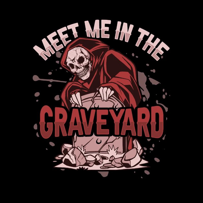 Undead Cemetery Necromancer design for a