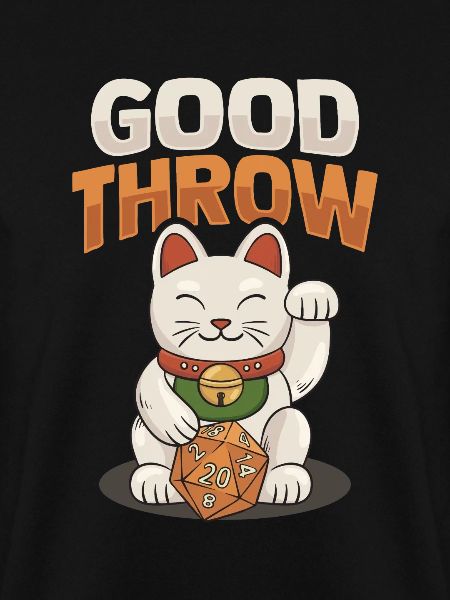 Chinesische Katze-Winken-Design für einen