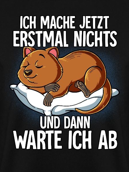 Langschläfer Quokka Müde Schlaf