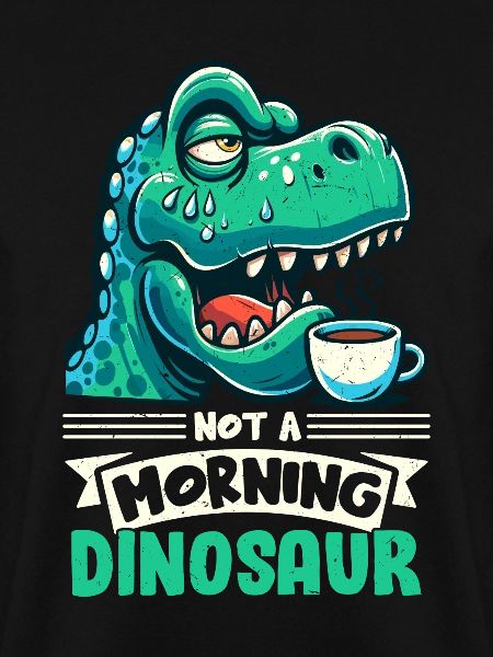 Grumpy Trex Dinosaur With