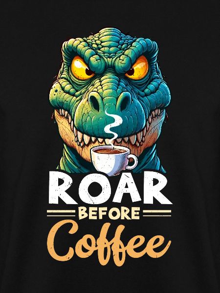 Grumpy Trex Dinosaur With