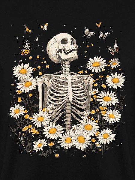 Skelett Blumen