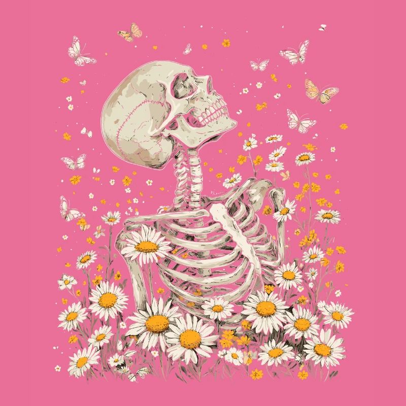Skelett Blumen