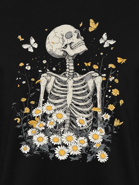 Skelett Blumen