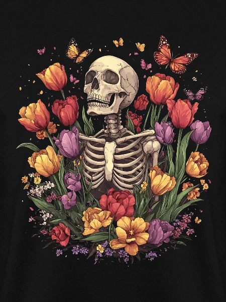 Skelett Blumen