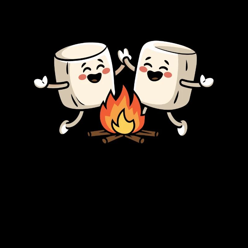 Freude am Lagerfeuer Marshmallow