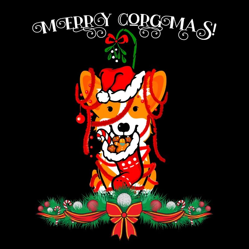 Merry Corgmas Welsh Corgi Xmas Weihnachtsgeschenk
