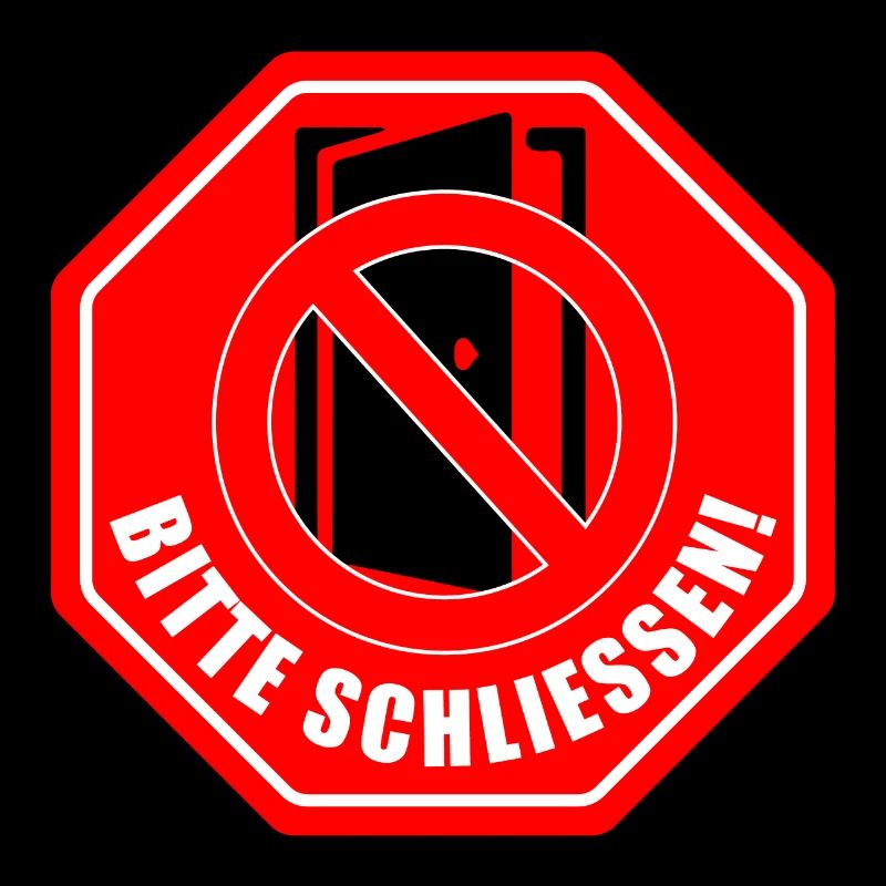 Tuer schliessen bitte | Tür schließen bitte