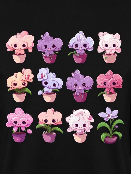 Orchideen kawaii