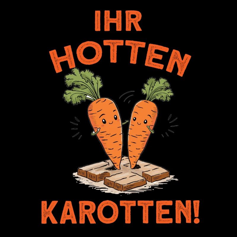 Ihr hotten Karotten orange
