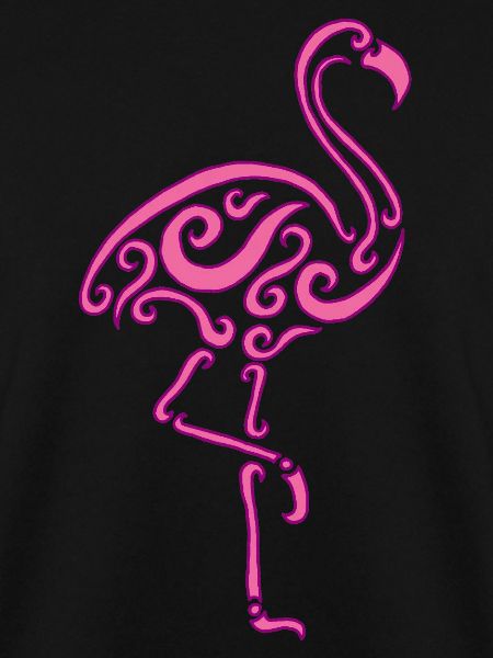 A pink bird