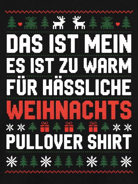 Zu warm für hässliche Weihnachtspullover