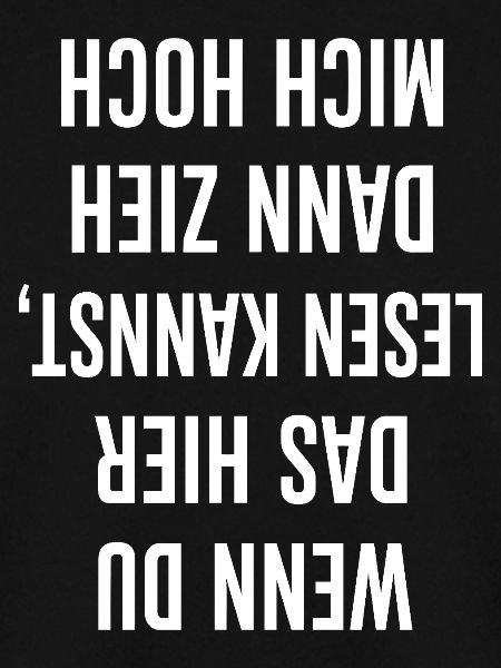 White Capital Letter Statement