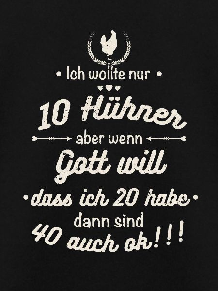 Lustige Hühner Design