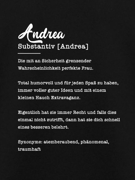 Andrea Substantiv Namensbedeutung Herkunft