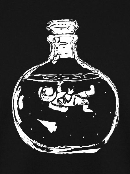 Astronaut in Flasche