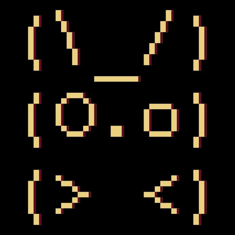 ascii-art: bunny