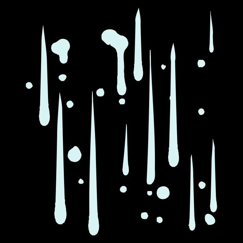 rain drops graffiti spray cool hold out black