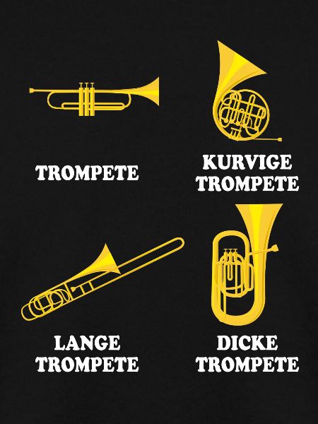 Trompeten Kurvig bis Dick