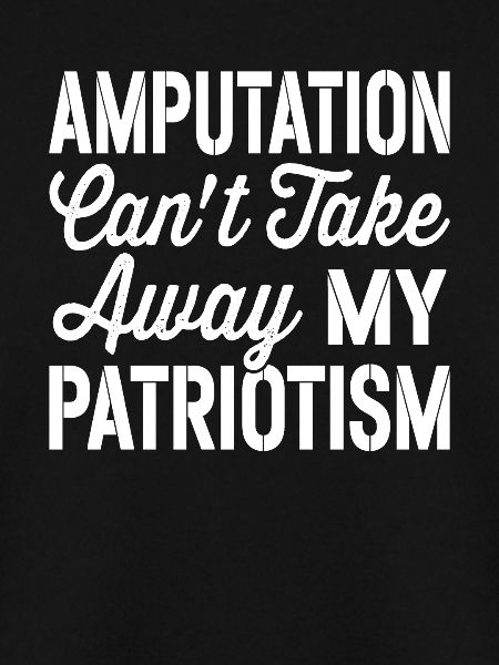 Amputation Patriotismus Amputierte Prothese