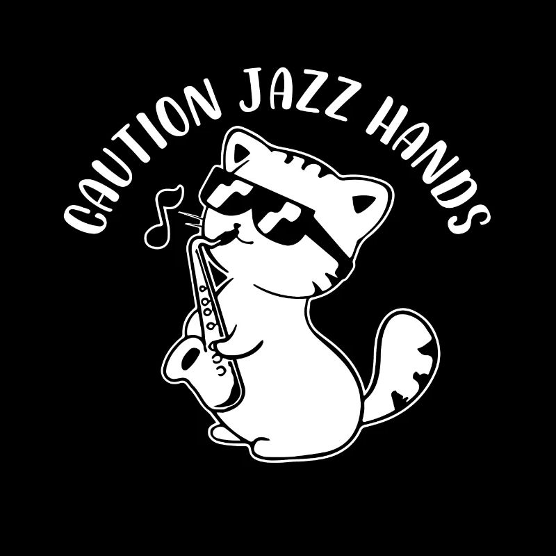 attention jazz mains Design pour un passionné de jazz