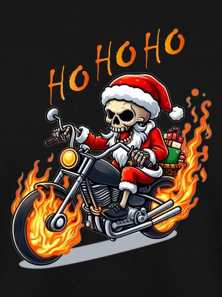 Evil Skeleton Santa